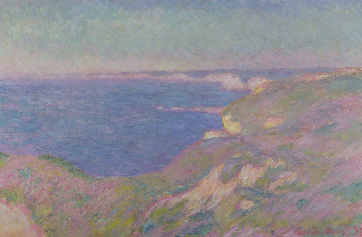 Kalliot lähellä Dieppeä, 1897 tekijältä Claude Monet