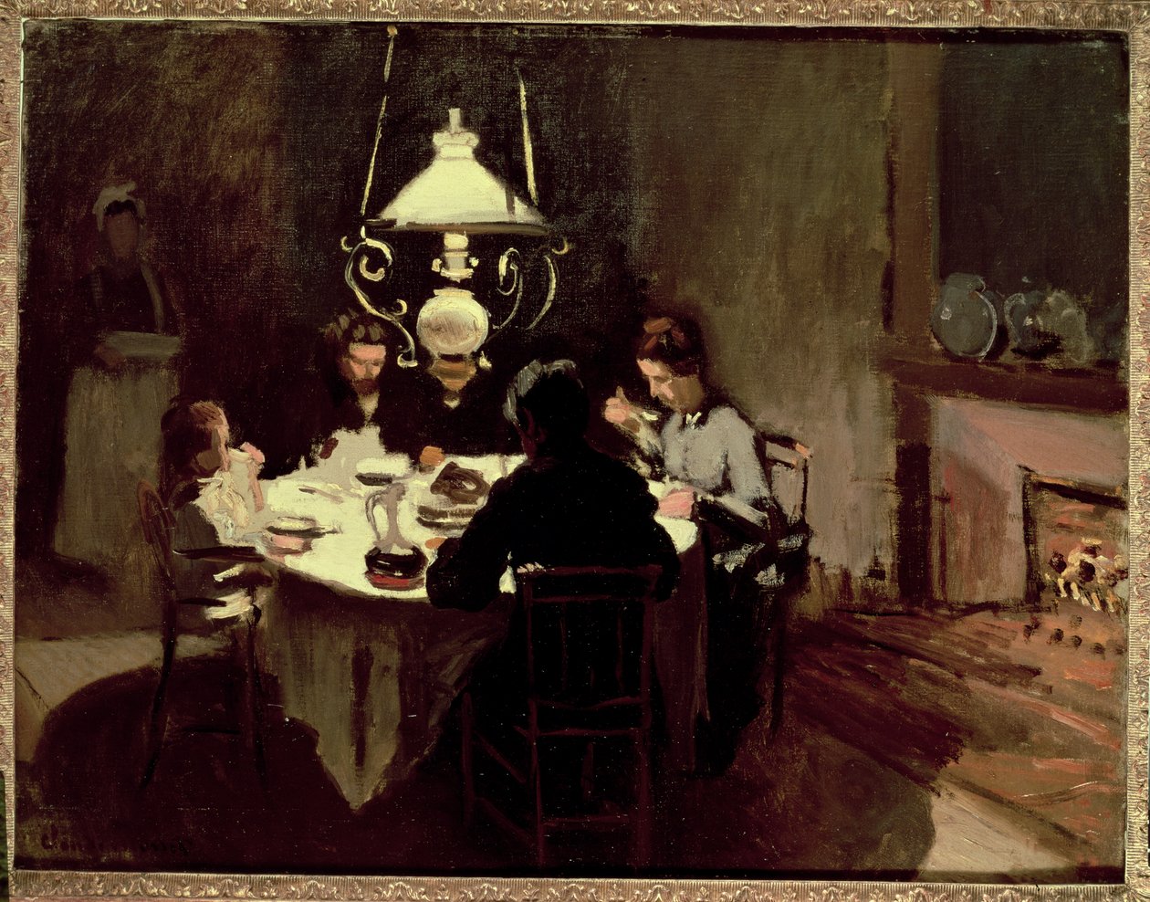 Illallinen, 1868-9 tekijältä Claude Monet