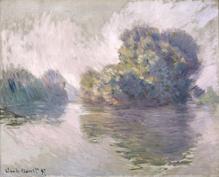Luodot Port-Villezissä (Les Iles à Port-Villez) tekijältä Claude Monet