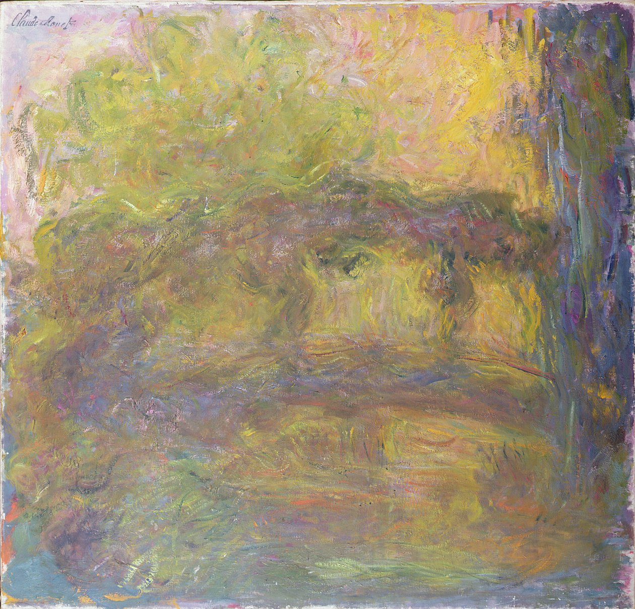 Japanilainen silta, 1918-24 tekijältä Claude Monet