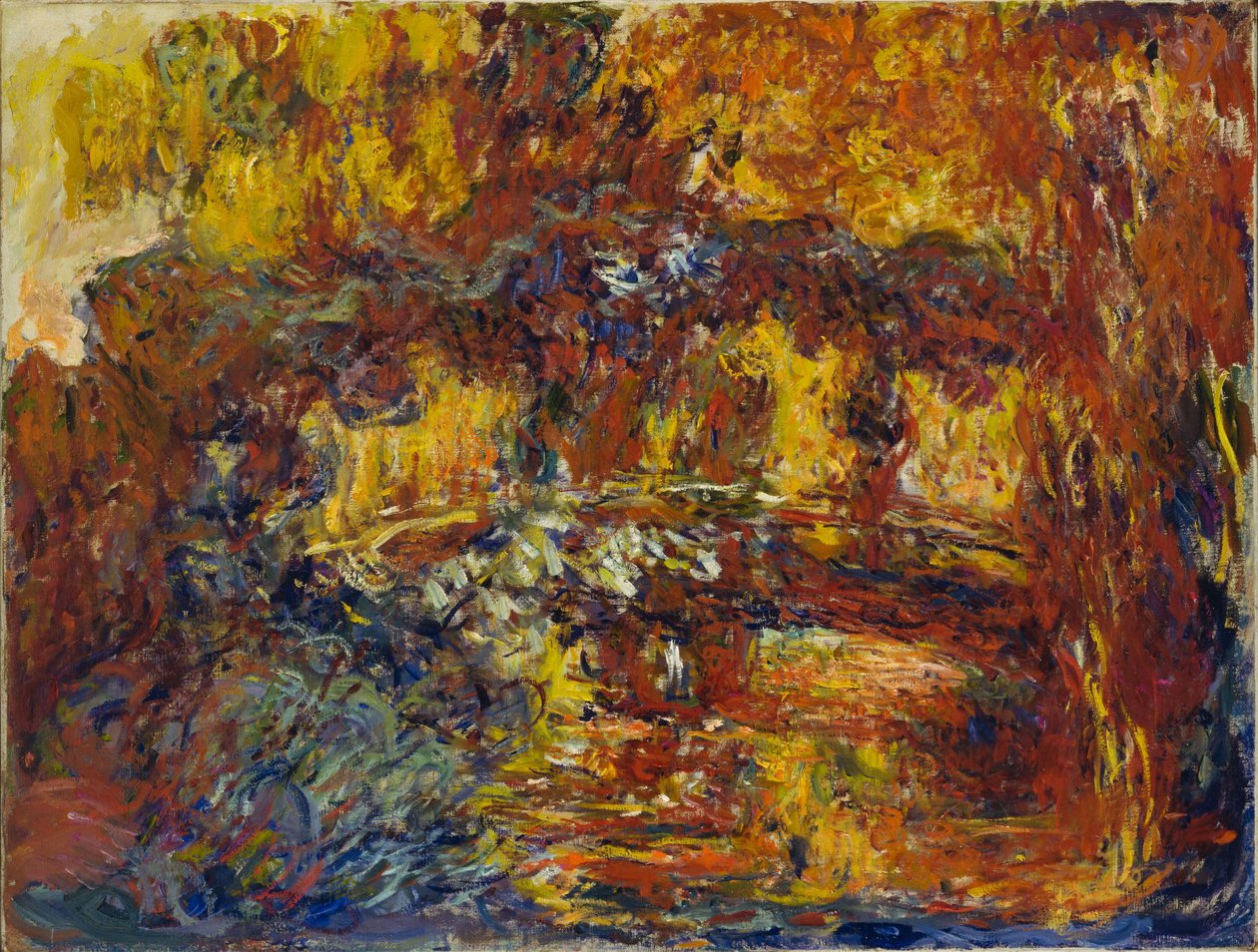Japanilainen kävelysilta tekijältä Claude Monet