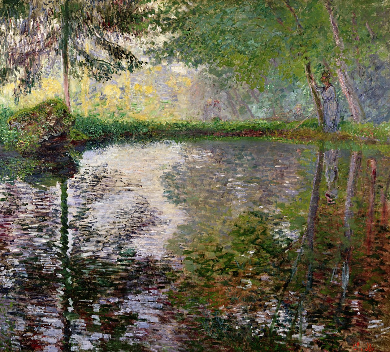 Järvi Montgeronissa tekijältä Claude Monet