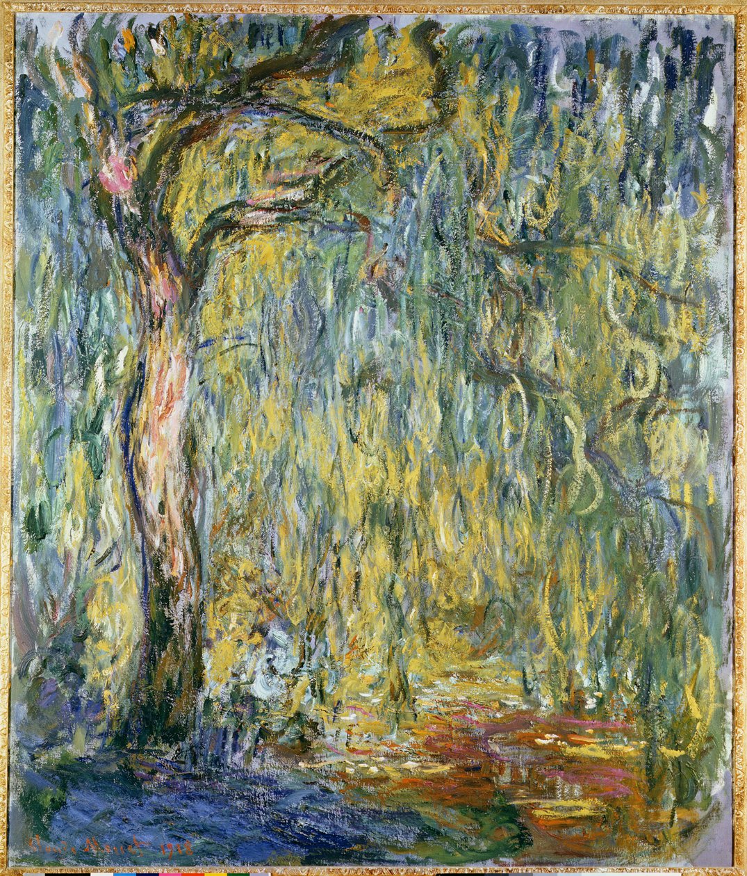 Suuri paju Givernyssä, 1918 tekijältä Claude Monet