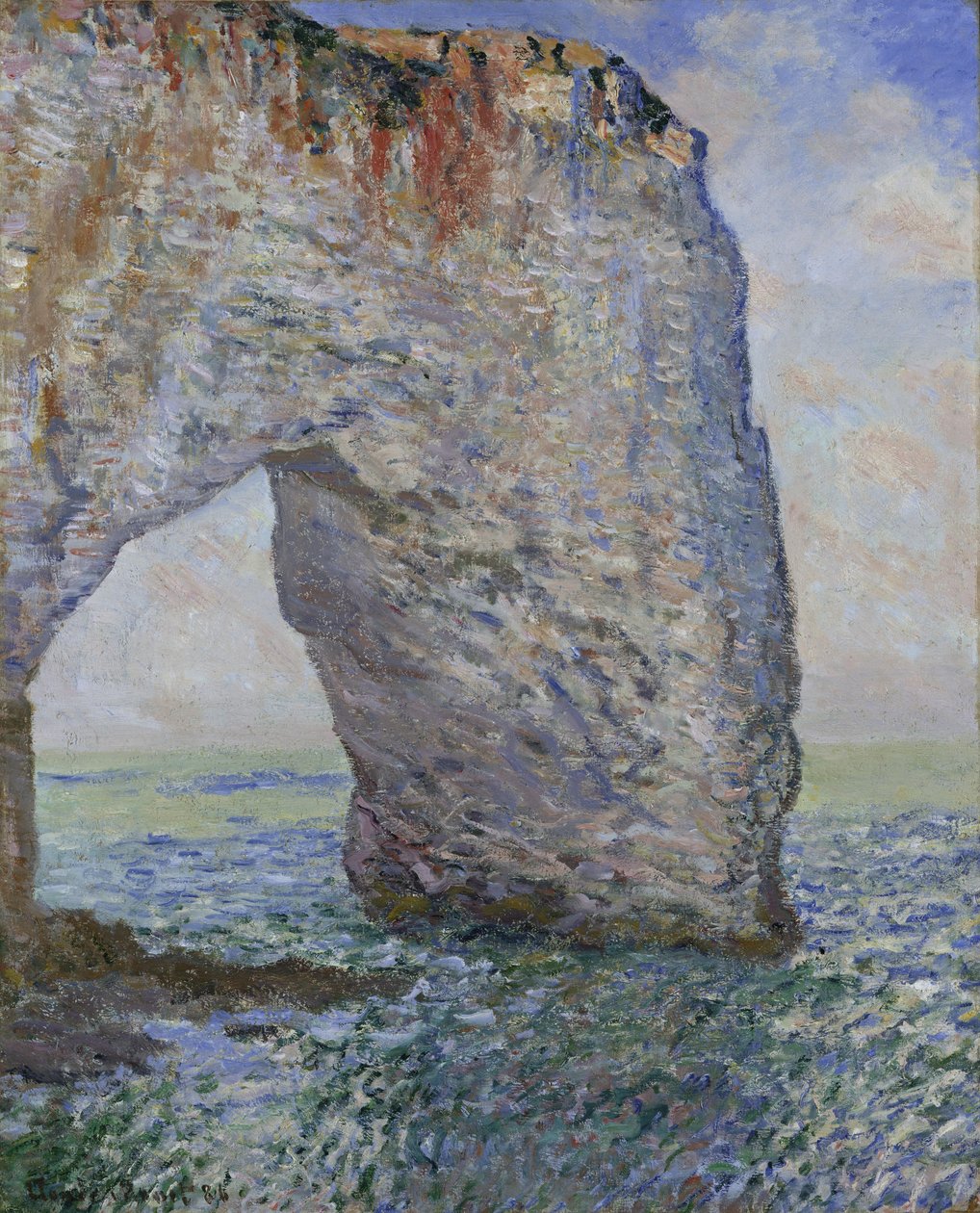 Manneporte lähellä Étretatia tekijältä Claude Monet