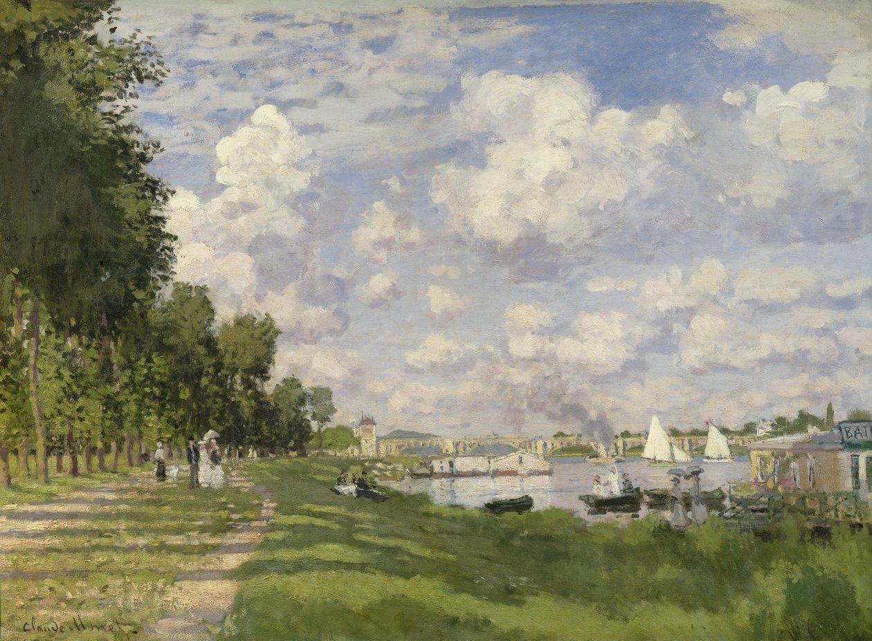 Marina Argenteuilissa, 1872 tekijältä Claude Monet