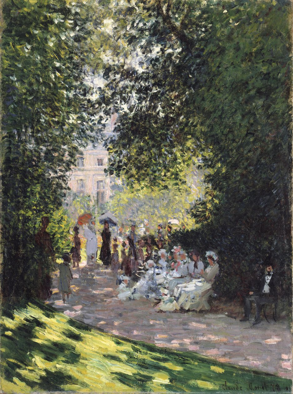 Parc Monceau tekijältä Claude Monet