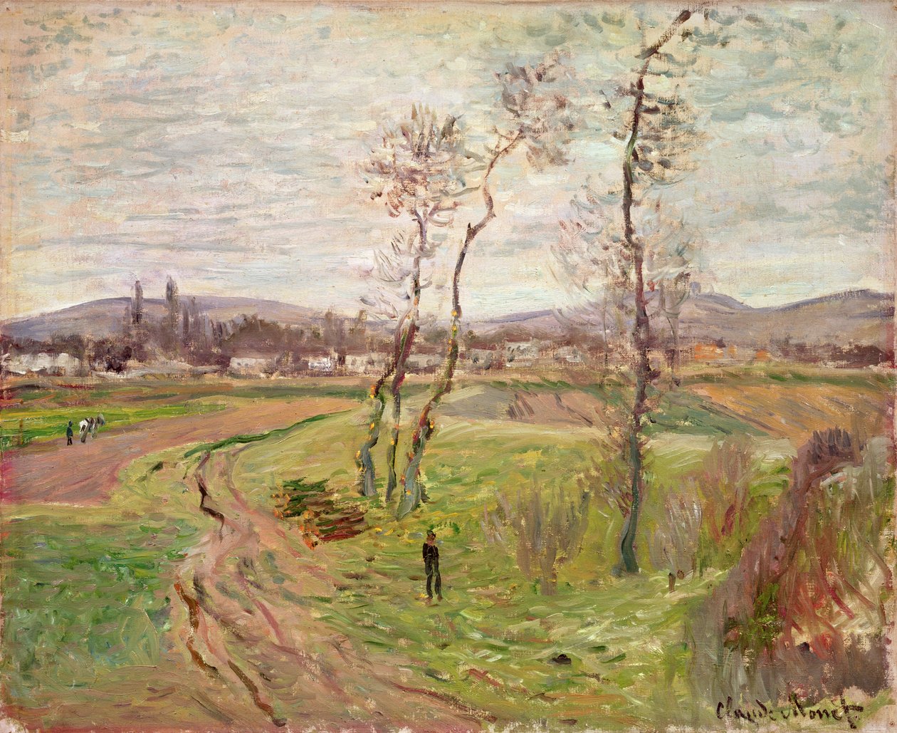 Gennevilliersin tasangolla, 1877 tekijältä Claude Monet