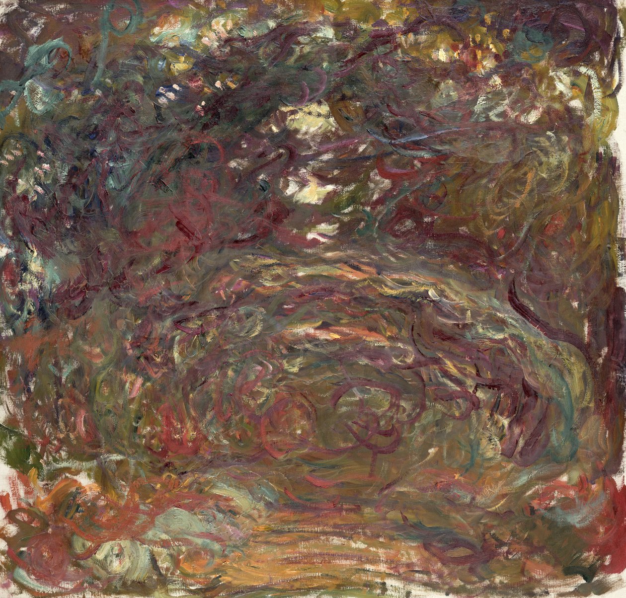 Ruusupolku, 1920-22 tekijältä Claude Monet