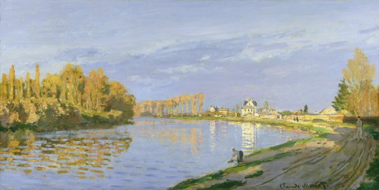 Seine Bougivalissa, 1872 tekijältä Claude Monet