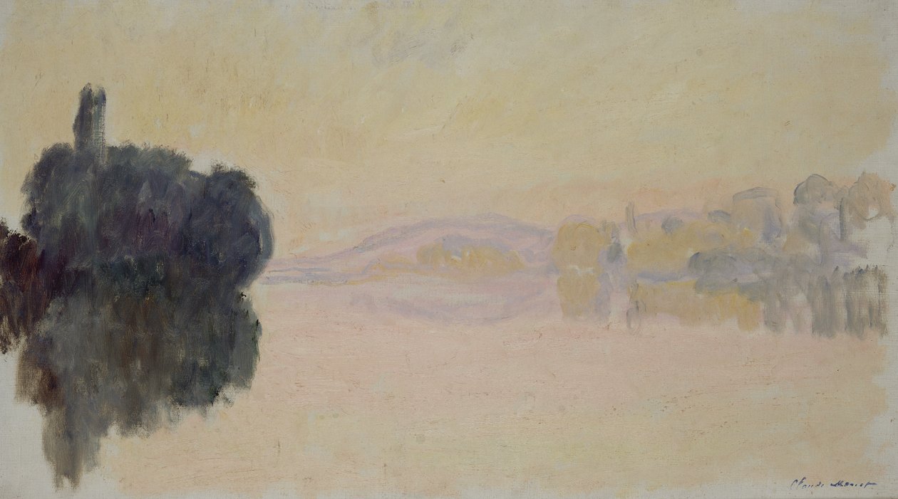 Seine Port-Villezissä, 1894 tekijältä Claude Monet
