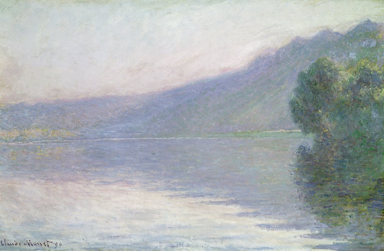 Seine Port-Villezissä, 1894 tekijältä Claude Monet
