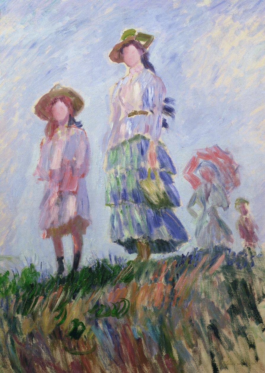Kävely (luonnos) 1882 tekijältä Claude Monet