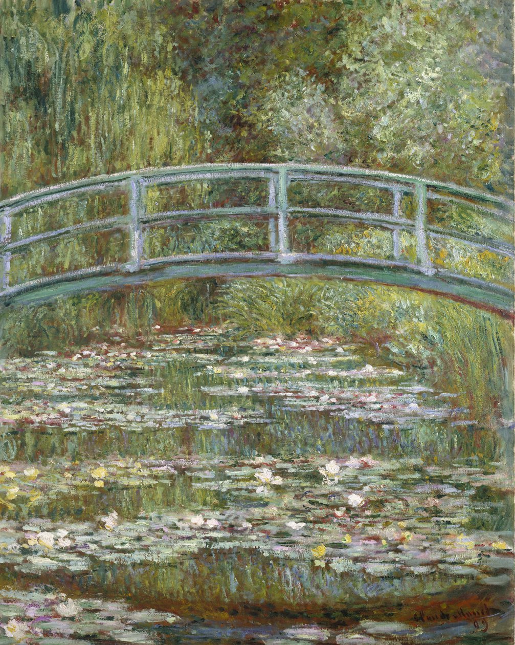 Water-Lily Pond (tunnetaan myös nimellä japanilainen silta) tekijältä Claude Monet