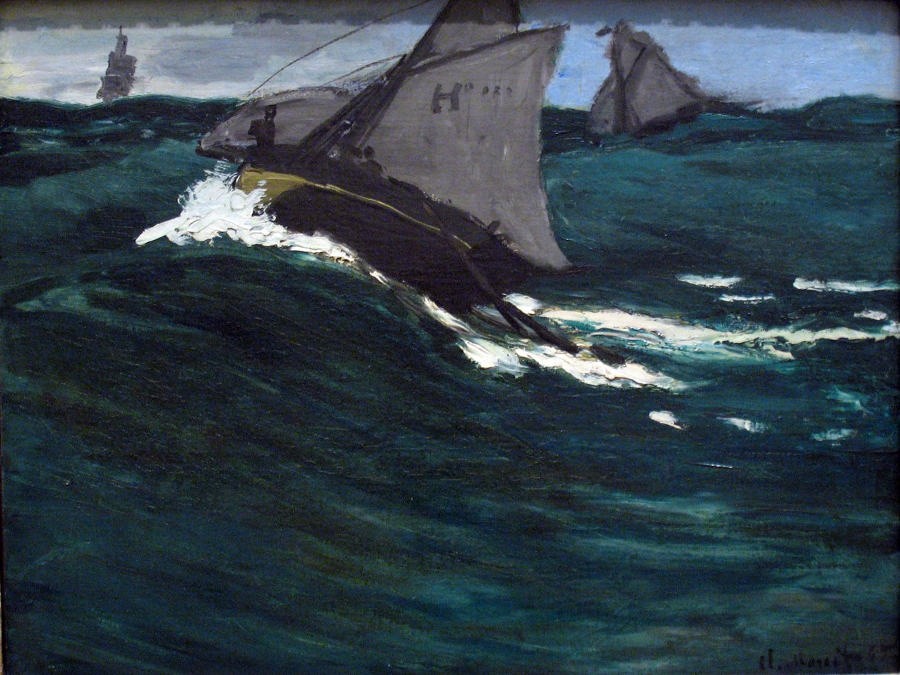 Vihreä aalto tekijältä Claude Monet