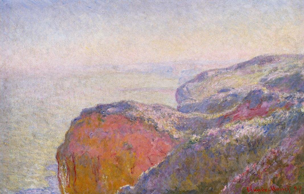Val-Saint-Nicolas, lähellä Dieppeä aamulla tekijältä Claude Monet