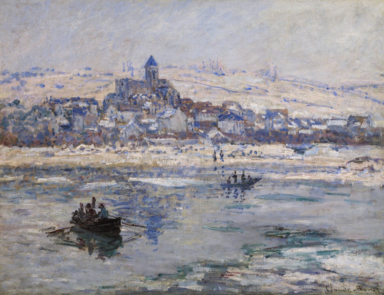 Vétheuil talvella tekijältä Claude Monet