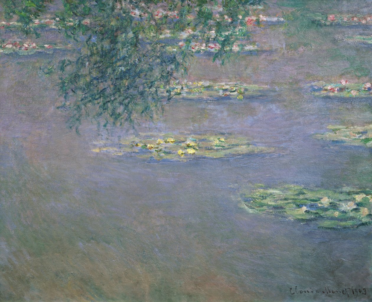 Lummet, 1903 tekijältä Claude Monet