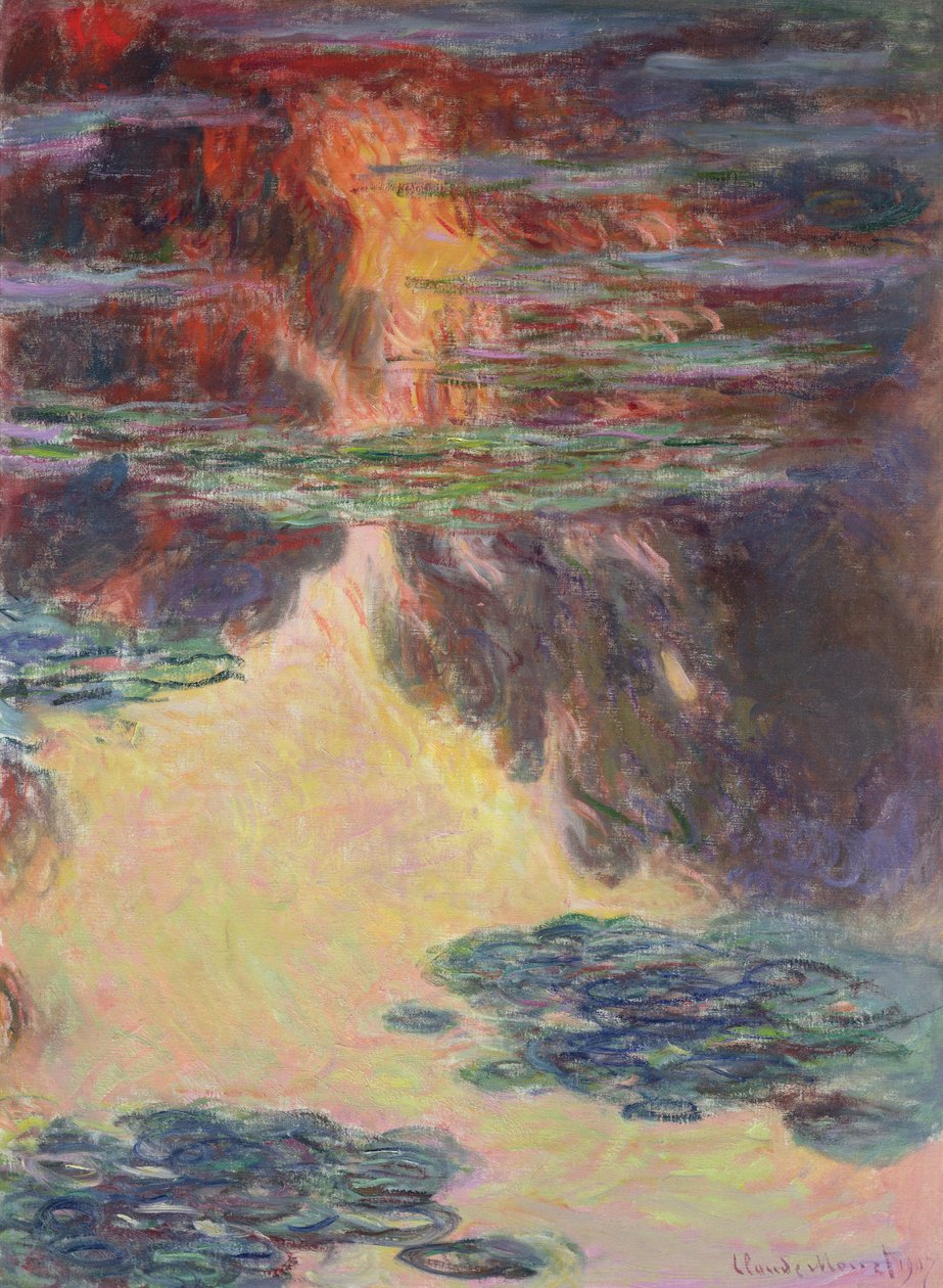 Lummet, 1907 (katso yksityiskohta 382334) tekijältä Claude Monet