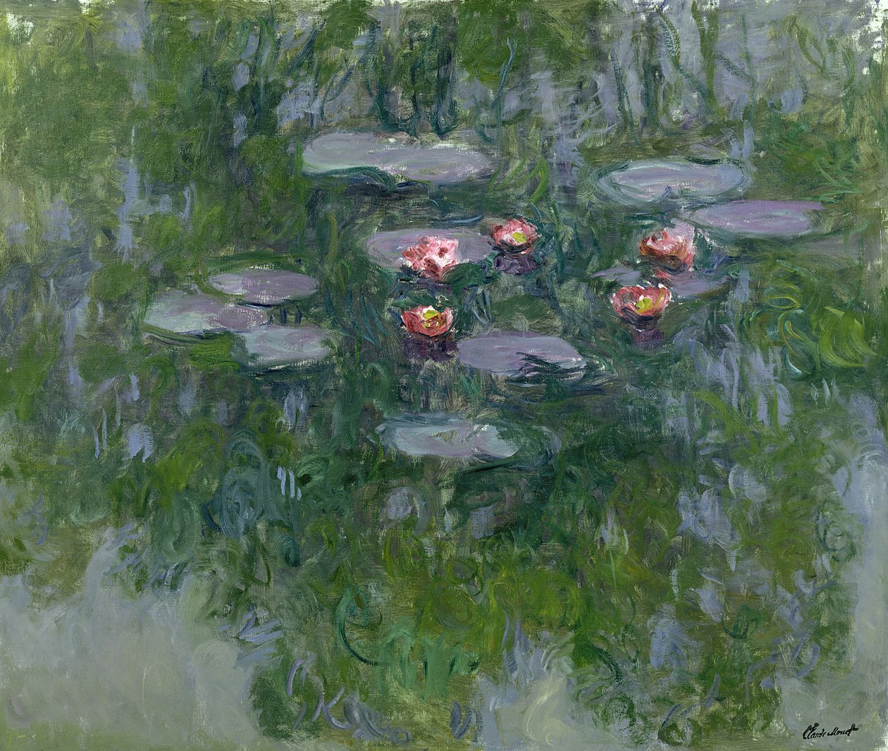 Lummet, 1916-1919 tekijältä Claude Monet
