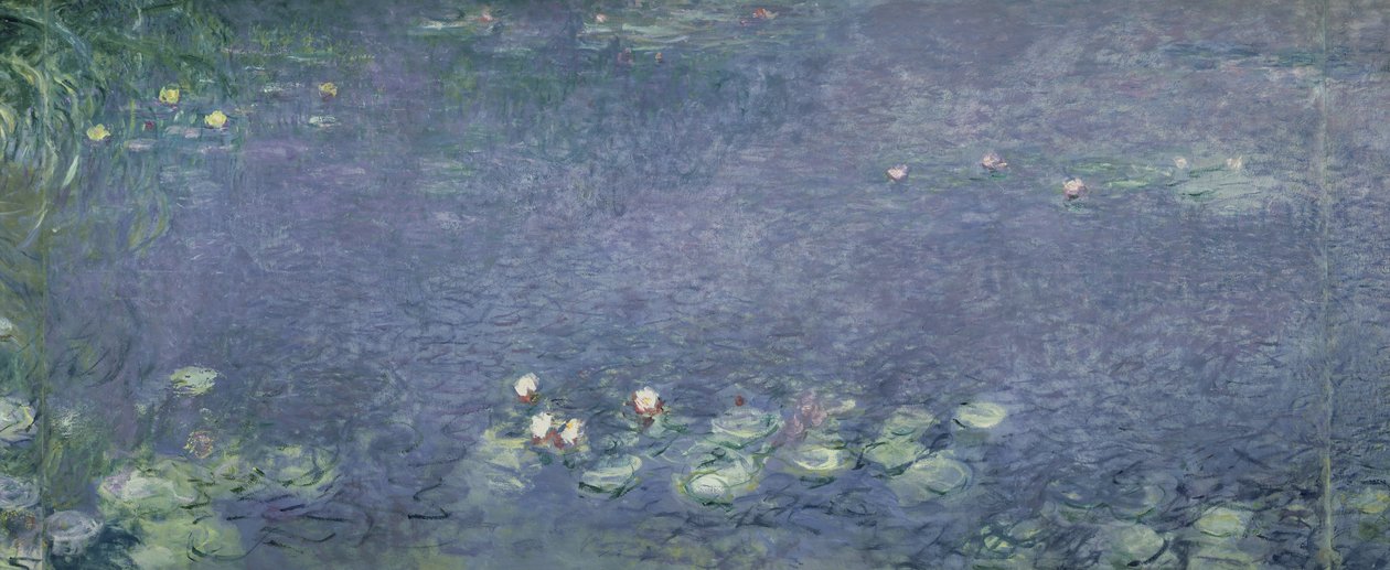 Lummet: Aamu, 1914-1918 (keskimmäinen vasen osa) tekijältä Claude Monet