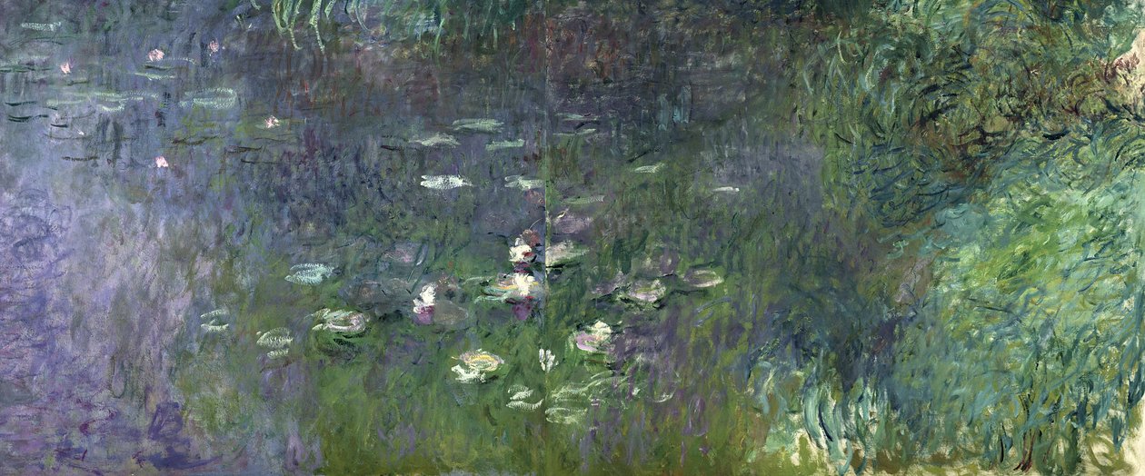 Lummet: Aamu, 1914-1918 (oikea osa) tekijältä Claude Monet