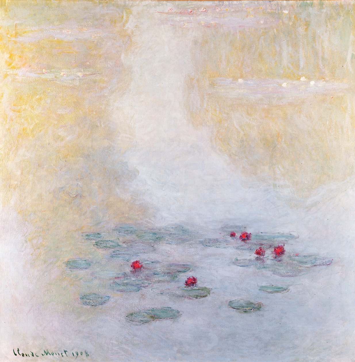 Vesililjat Givernyssä, 1908 tekijältä Claude Monet