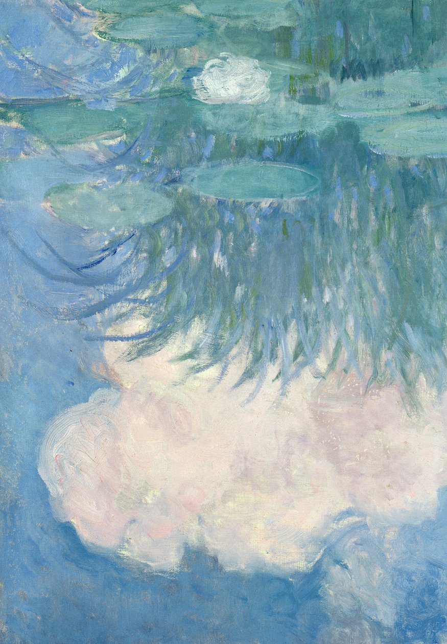 Lummet, yksityiskohta, 1914-17 (katso myös 82318) tekijältä Claude Monet