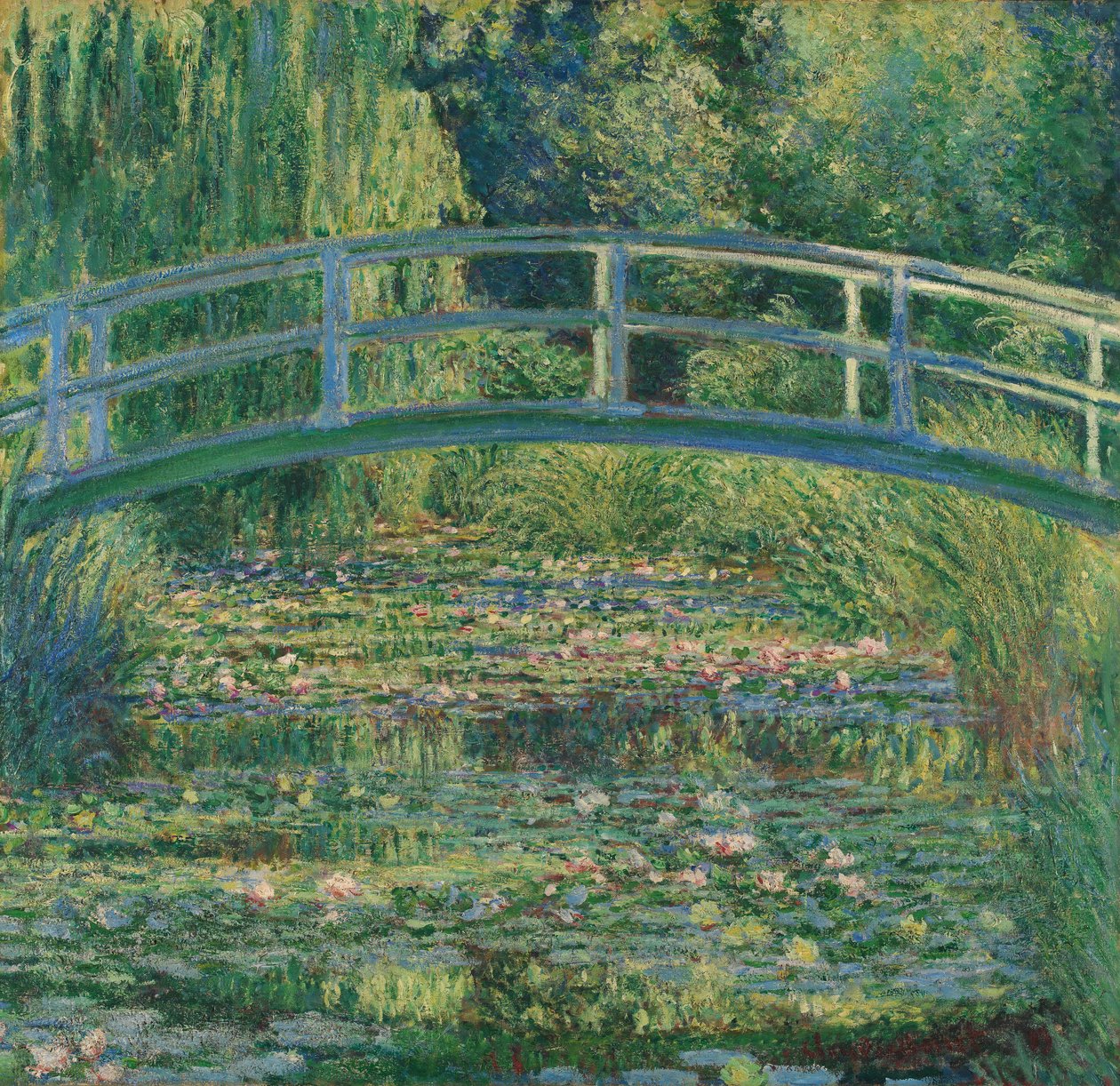 Lummelampi, 1899 tekijältä Claude Monet