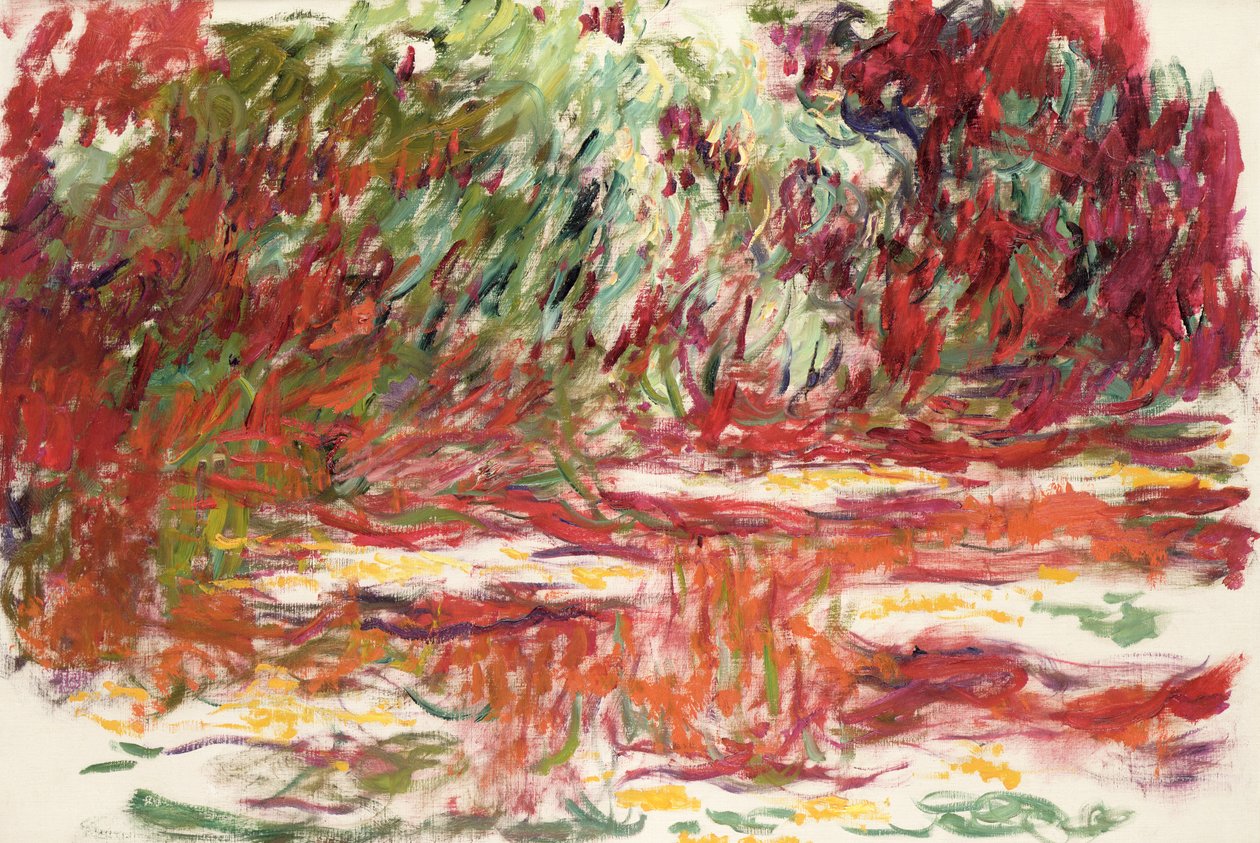 Lummelampi, 1918-1919 tekijältä Claude Monet