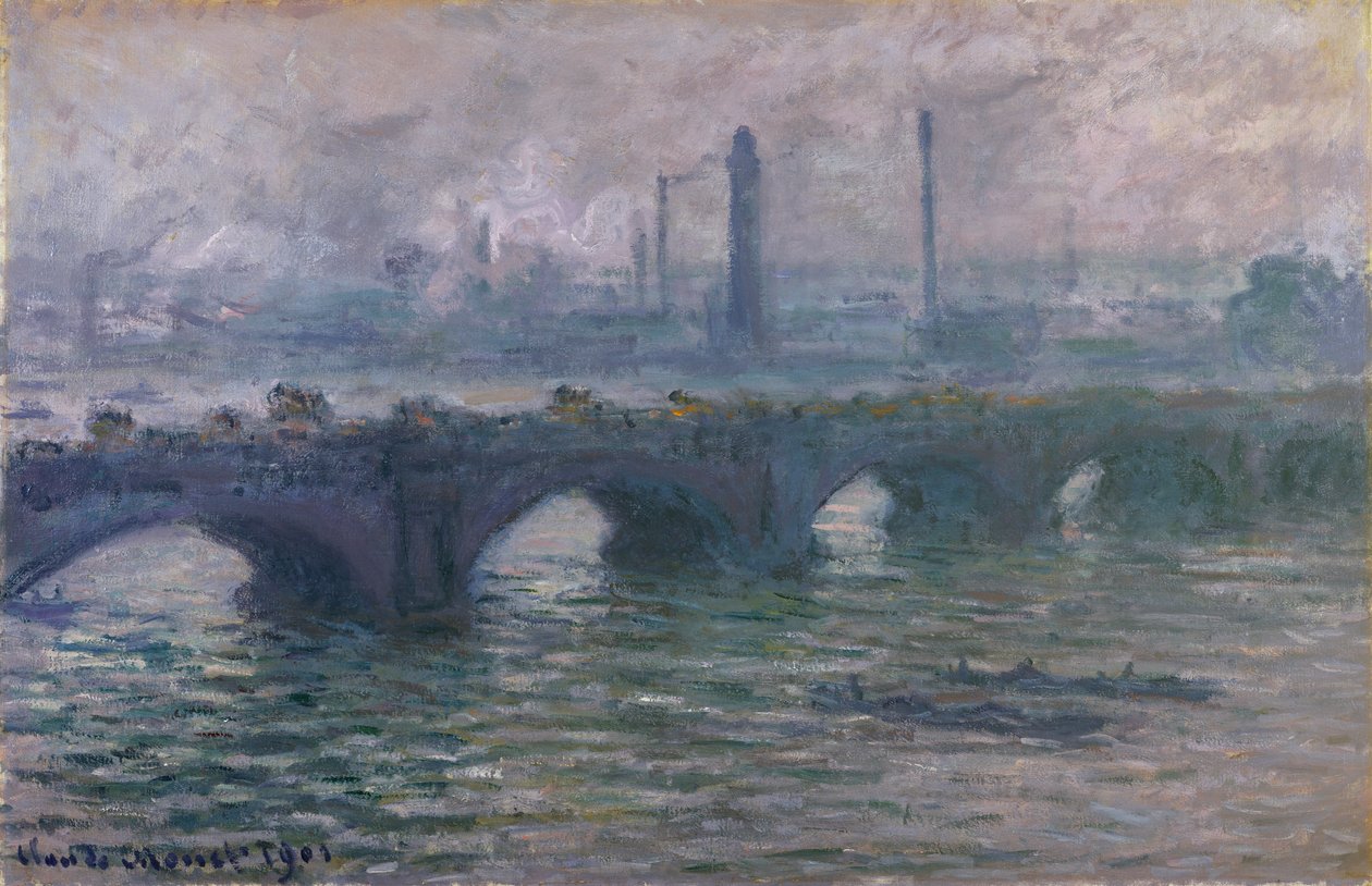 Waterloon silta, 1901 tekijältä Claude Monet