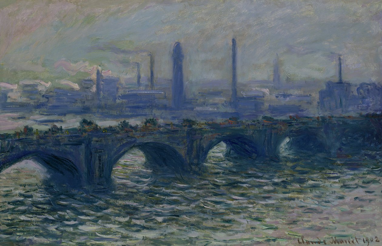 Waterloon silta, 1902 tekijältä Claude Monet