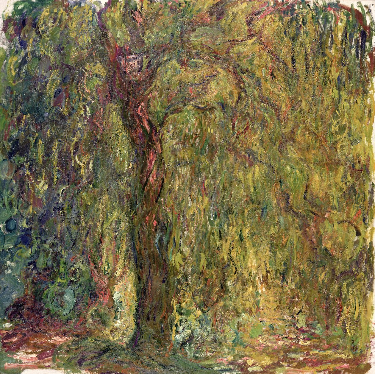 Itkevä paju, 1918-1919 tekijältä Claude Monet