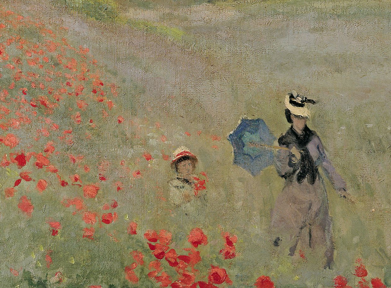 Villiunikot, lähellä Argenteuilia, 1873 (yksityiskohta kuvasta 7998) tekijältä Claude Monet