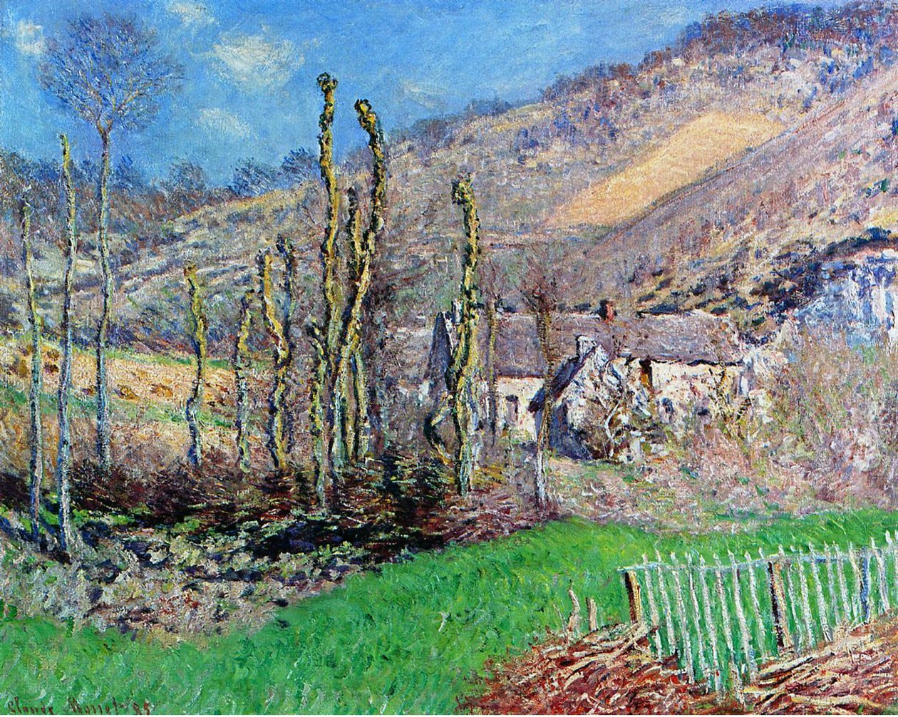 Talvi Val de Falaise, Normandia, 1885 tekijältä Claude Monet