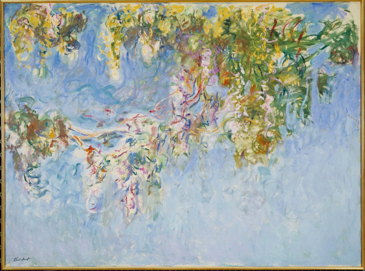 Wisteria (glysiinit) n. 1919-20 tekijältä Claude Monet