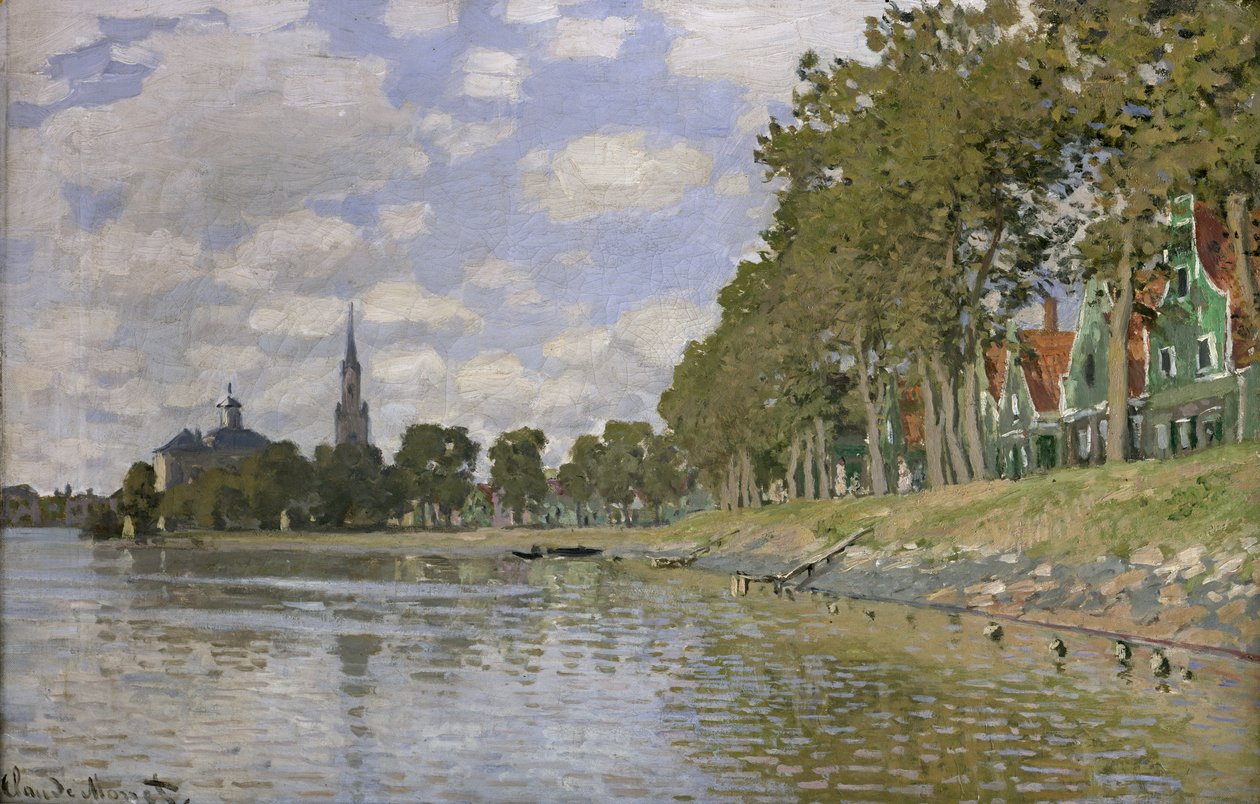 Zaandam (Hollanti) 1871 tekijältä Claude Monet