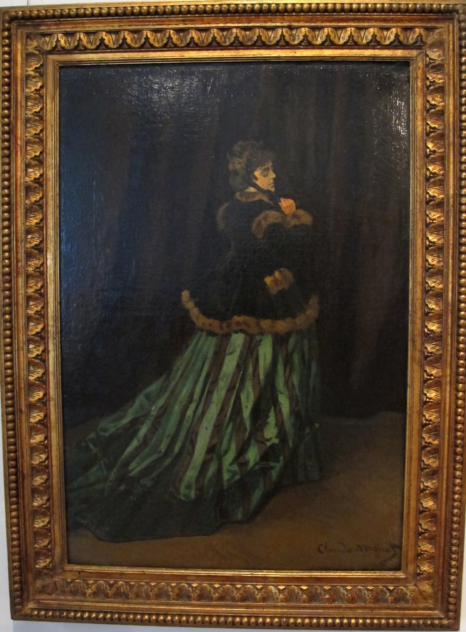 camille-vestito verde tekijältä Claude Monet