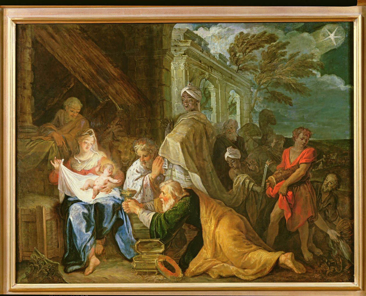 Maagien palvonta, 1708 tekijältä Claude Verdot