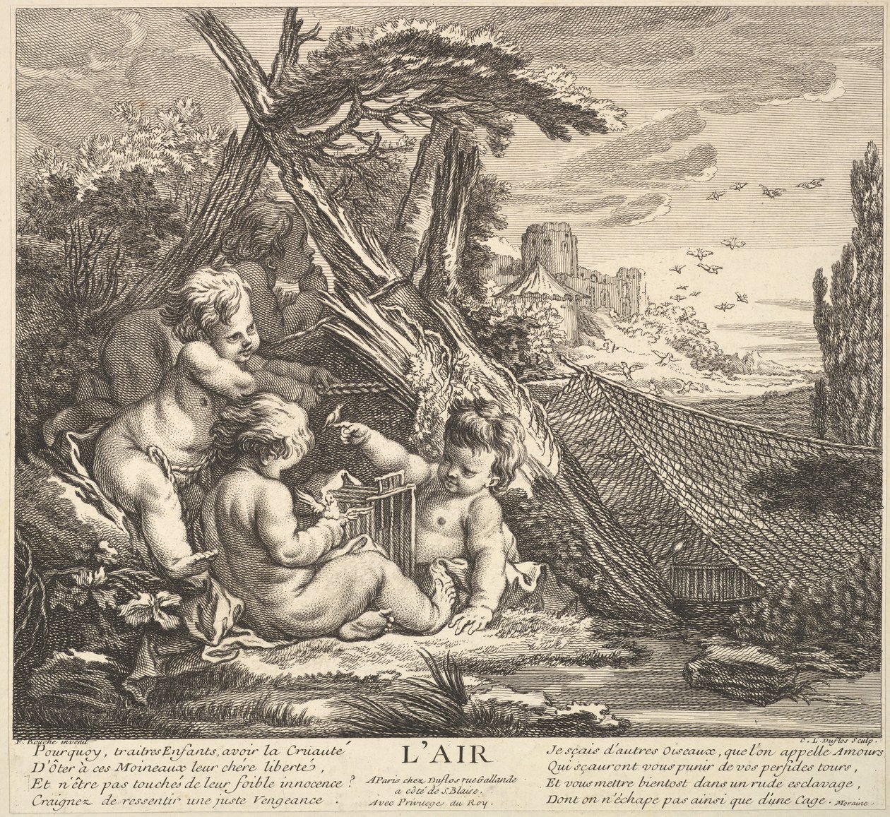 Ilma, 1700-luku. tekijältä Claude Augustin Duflos