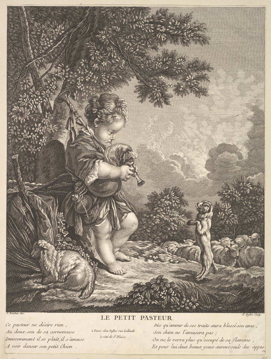 El Pastoret, ca. 1753. finlandès tekijältä Claude Augustin Duflos