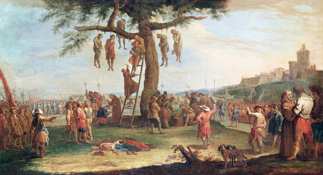 The Hanging, "Miseries and Misfortunes of War" -sarjasta Jacques Callot