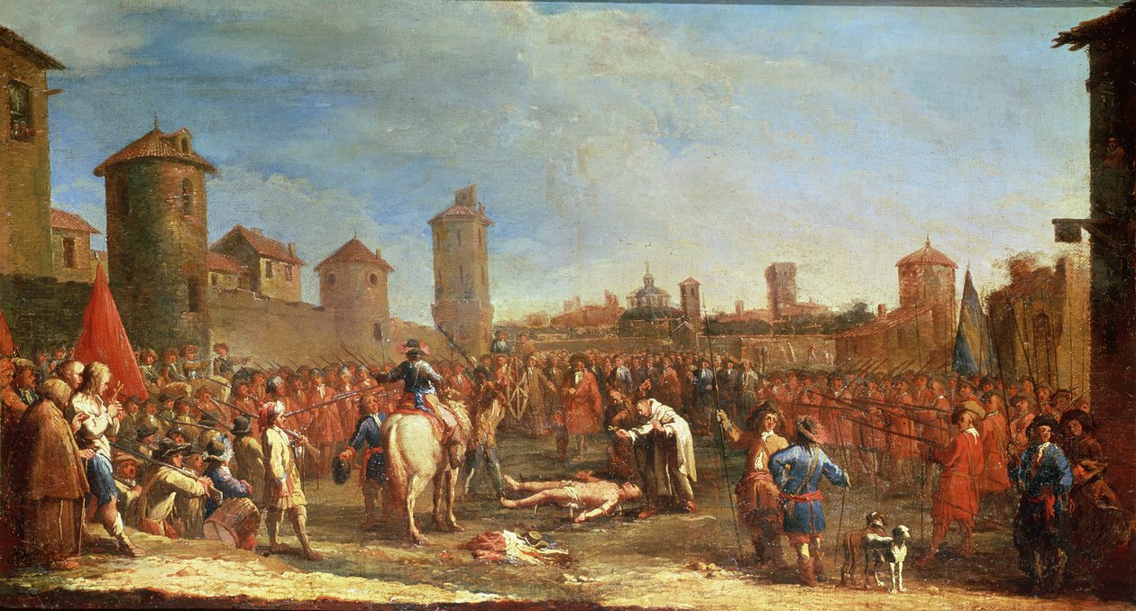 Torture on The Wheel, "Miseries and Misfortunes of War" -sarjasta Jacques Callot