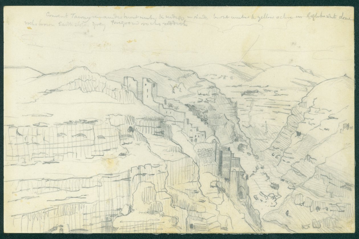Mar Saba, 1873 tekijältä Claude Conder
