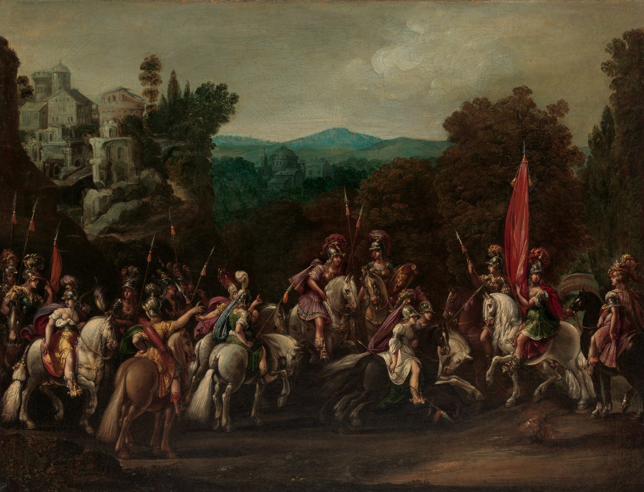 Amazonien lähtö, 1620-luku. tekijältä Claude Deruet