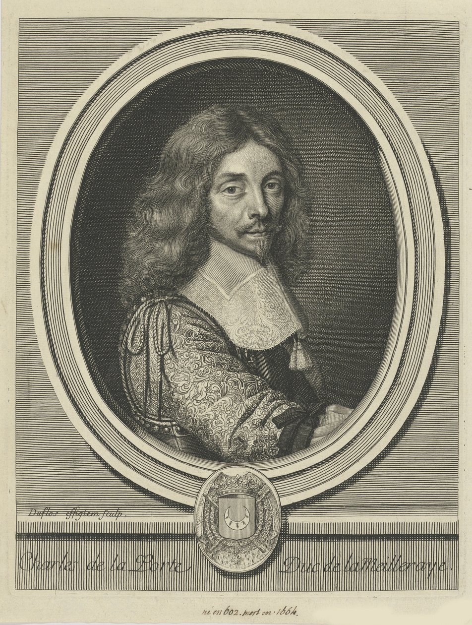 Charles de la Porte, La Meillerayen herttua 1602-1664, noin 1690. tekijältä Claude Duflos