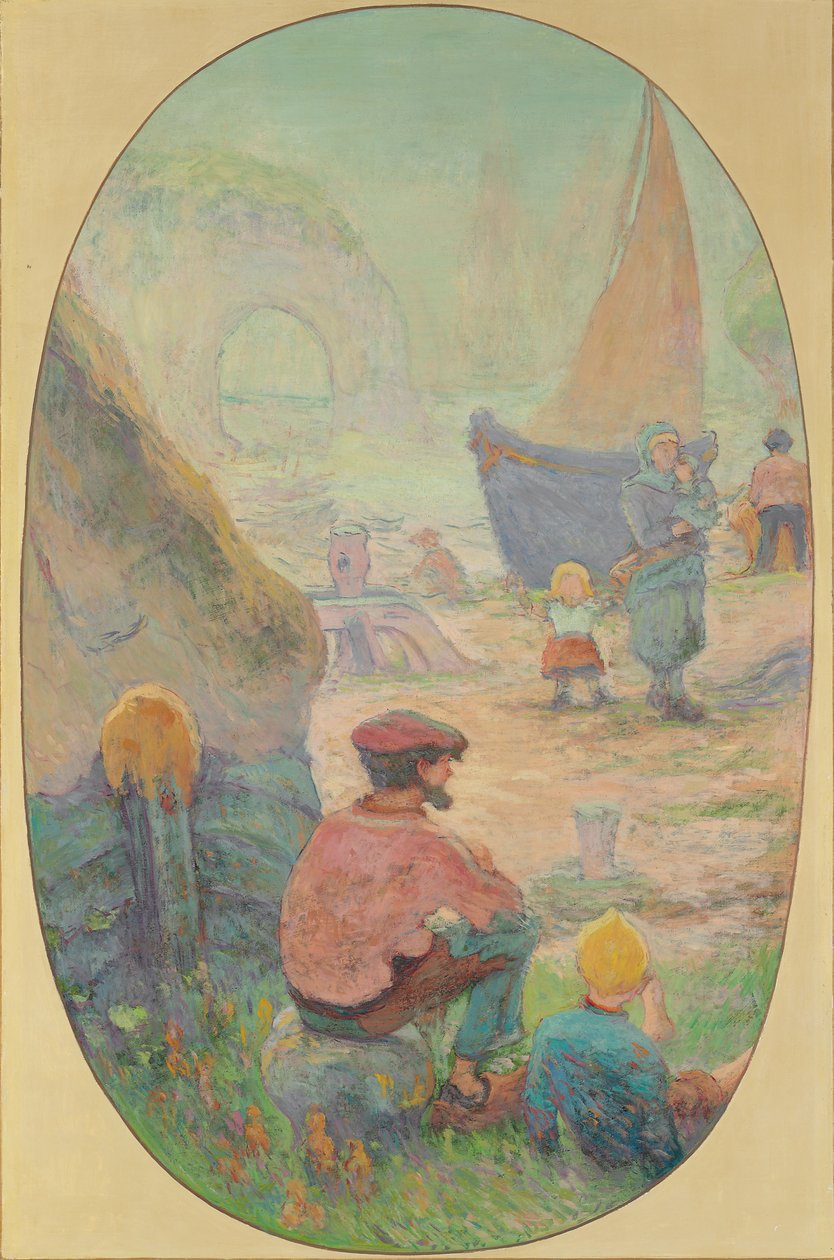 Kalastajat Etretatissa; Kalastajat Etretatissa tekijältä Claude Emile Schuffenecker