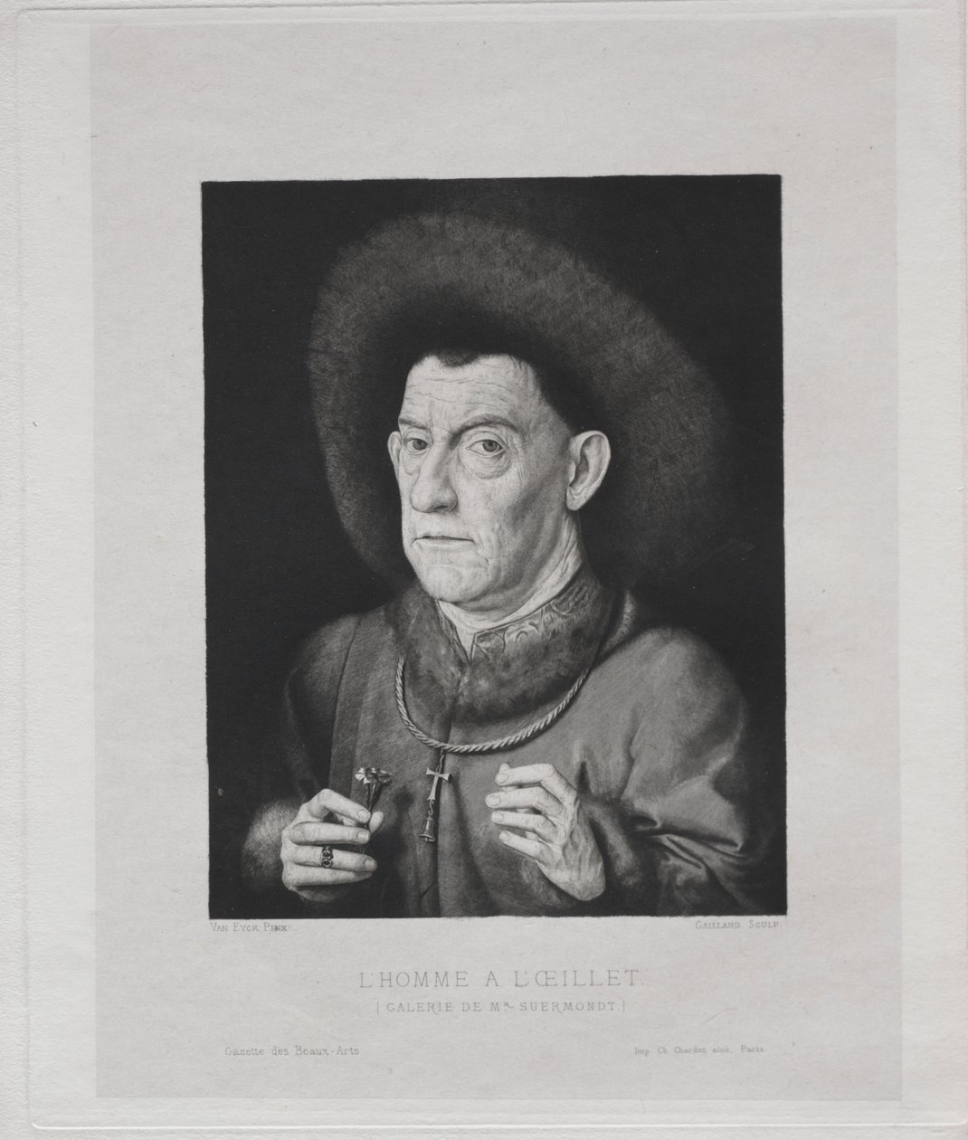 Mies vaaleanpunaisella tekijältä Claude Ferdinand Gaillard