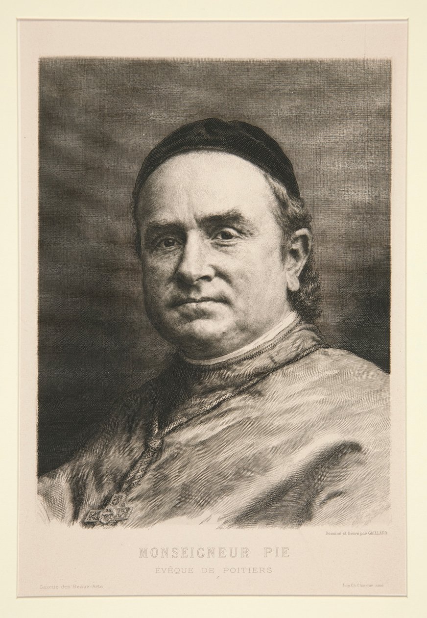 Monsignor Pie tekijältä Claude Ferdinand Gaillard