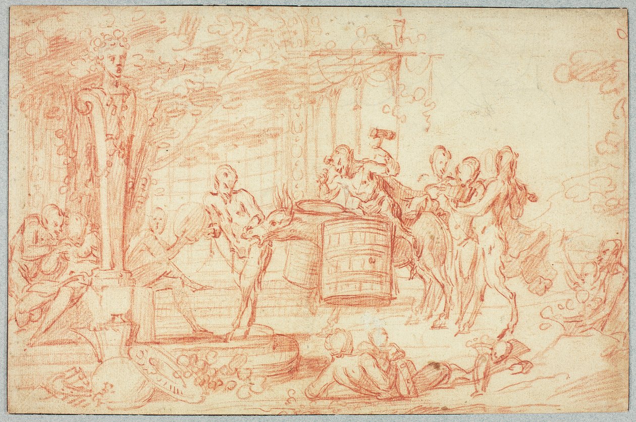Bacchanal tekijältä Claude Gillot