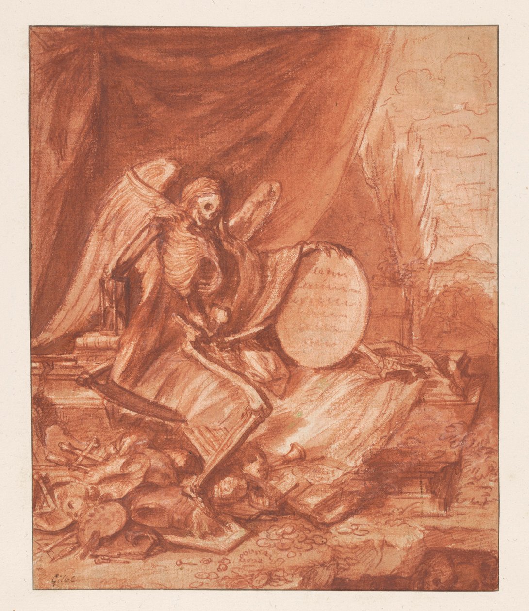Turhamaisuus-allegoria tekijältä Claude Gillot